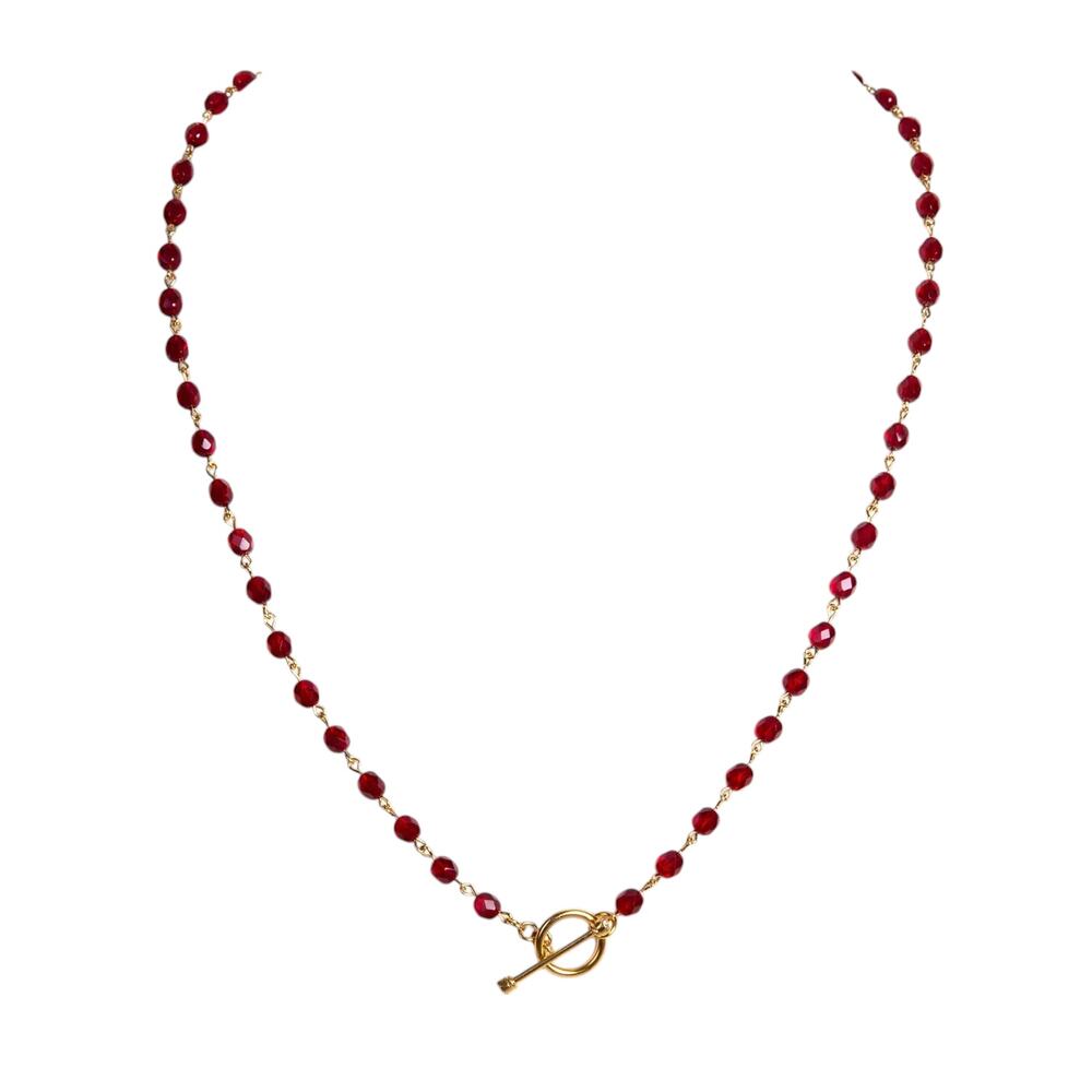 VIRGINS SAINTS & ANGELS VSA Delfina 6mm Crystal Garnet